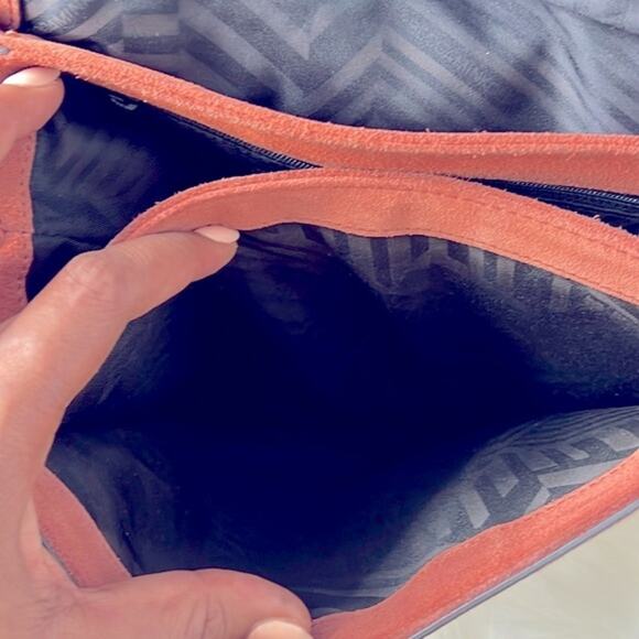 Rebecca Minkoff Rapture Leather Crossbody Shoulder Purse with Fringe - Picture 12 of 12